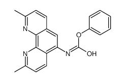 phenyl N-(2,9-dimethyl-1,10-phenanthrolin-5-yl)carbamate结构式