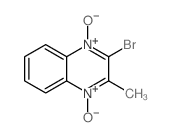 2-bromo-3-methyl-4-oxido-quinoxaline 1-oxide structure