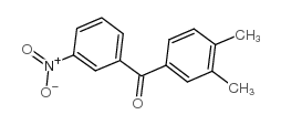 3,4-二甲基-3’-硝基苯甲酮结构式