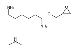 2-(chloromethyl)oxirane,hexane-1,6-diamine,N-methylmethanamine Structure