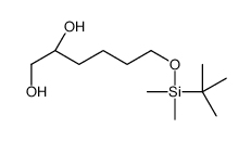 (2R)-6-[tert-butyl(dimethyl)silyl]oxyhexane-1,2-diol Structure