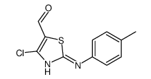 4-chloro-2-(4-methylanilino)-1,3-thiazole-5-carbaldehyde结构式