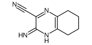 3-amino-5,6,7,8-tetrahydroquinoxaline-2-carbonitrile结构式