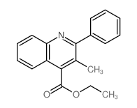 4-Quinolinecarboxylicacid, 3-methyl-2-phenyl-, ethyl ester picture