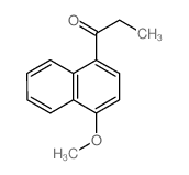 1-Propanone,1-(4-methoxy-1-naphthalenyl)-结构式