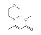 methyl 3-morpholin-4-ylbut-2-enoate结构式