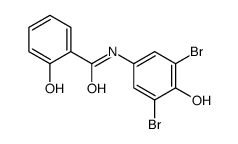 N-(3,5-dibromo-4-hydroxyphenyl)-2-hydroxybenzamide Structure