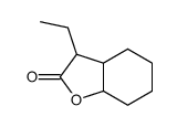 3-ethyl-3a,4,5,6,7,7a-hexahydro-3H-1-benzofuran-2-one结构式