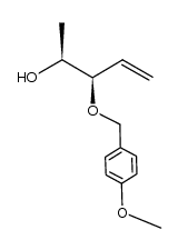 (3R,4S)-4-hydroxy-3-(4-methoxybenzyloxy)-1-pentene Structure