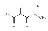 2-氯-N,N-二甲基乙酰乙酰胺结构式