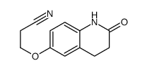 3-[(2-oxo-3,4-dihydro-1H-quinolin-6-yl)oxy]propanenitrile Structure