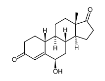 6β-hydroxy-19-norandrostenedione Structure