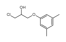 3-chloro-1-(3,5-dimethylphenoxy)-2-propanol结构式