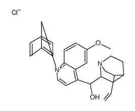 (8alpha,9R)-1'-benzyl-9-hydroxy-6'-methoxycinchonanium chloride Structure