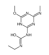 1-ethyl-3-[4-methoxy-6-(methylamino)-1,3,5-triazin-2-yl]urea Structure