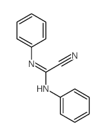 1-cyano-N,N'-diphenylmethanimidamide Structure