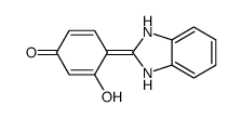 4-(1,3-dihydrobenzimidazol-2-ylidene)-3-hydroxycyclohexa-2,5-dien-1-one Structure