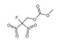 Fluordinitroethyl-methylcarbonat Structure