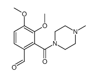 2-(4-Methyl-1-piperazinylcarbonyl)veratrum aldehyde结构式