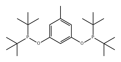 Phosphinous acid, bis(1,1-dimethylethyl)-, 5-methyl-1,3-phenylene ester Structure
