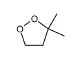 3,3-dimethyl-1,2-dioxolane Structure