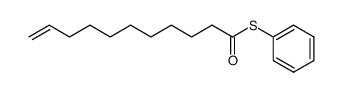 S-phenyl 10-undecene thioate Structure