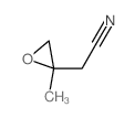 2-Oxiraneacetonitrile,2-methyl- structure