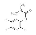 (2,4,5-trichlorophenyl) N,N-dimethylcarbamate Structure