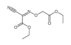 ethyl 2-cyano-2-(2-ethoxy-2-oxoethoxy)iminoacetate Structure