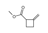 Cyclobutanecarboxylic acid, 2-methylene-, methyl ester (9CI) Structure