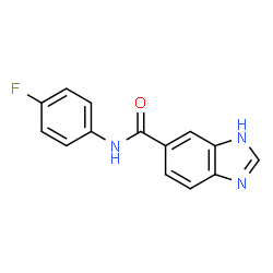 1H-Benzimidazole-5-carboxamide,N-(4-fluorophenyl)-(9CI) structure