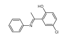 N-phenyl-2-hydroxy-5-chloroacetophenoneimine结构式