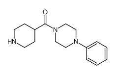 (4-PHENYL-PIPERAZIN-1-YL)-PIPERIDIN-4-YL-METHANONE HYDROCHLORIDE Structure