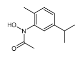 acetic acid-(N-hydroxy-5-isopropyl-2-methyl-anilide)结构式