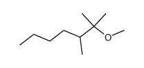 2,3-dimethyl-2-methoxyheptane结构式