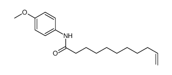 N-(4-Methoxyphenyl)-10-undecenamide Structure