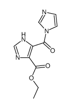 5-(Imidazole-1-carbonyl)-1H-imidazole-4-carboxylic acid ethyl ester Structure