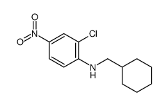 2-chloro-N-(cyclohexylmethyl)-4-nitroaniline Structure