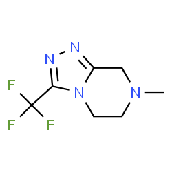 1,2,4-Triazolo[4,3-a]pyrazine,5,6,7,8-tetrahydro-7-methyl-3-(trifluoromethyl)-(9CI) picture