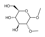 methyl 2-O-methylglucopyraniside结构式