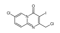 7-chloro-2-(chloromethyl)-3-iodo-4H-pyrido[1,2-a]pyrimidin-4-one Structure