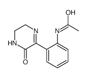 N-[2-(6-oxo-2,3-dihydro-1H-pyrazin-5-yl)phenyl]acetamide结构式