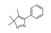 5-phenyl-3,3,4-trimethyl-3H-pyrazole Structure