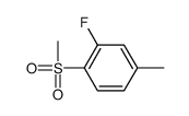 2-fluoro-4-methyl-1-methylsulfonylbenzene Structure