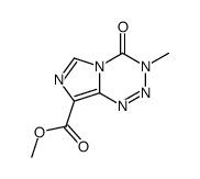 methyl 3-methyl-4-oxoimidazo[5,1-d][1,2,3,5]tetrazine-8-carboxylate Structure