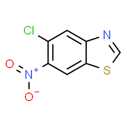 Benzothiazole, 5-chloro-6-nitro- (9CI)结构式