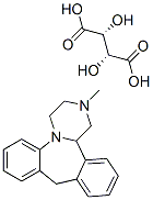 1,2,3,4,10,14b-hexahydro-2-methyldibenzo[c,f]pyrazino[1,2-a]azepine [R-(R*,R*)]-tartrate结构式