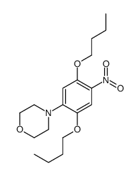 4-(2,5-二丁氧基-4-硝基苯基)吗啉图片