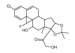 3-chlorotriamcinolone acetonide structure