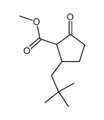 2-carbomethoxy-3-neopentylcyclopentanone Structure